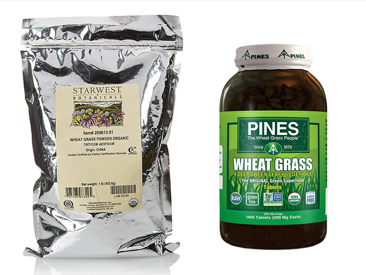 wheatgrass supplements