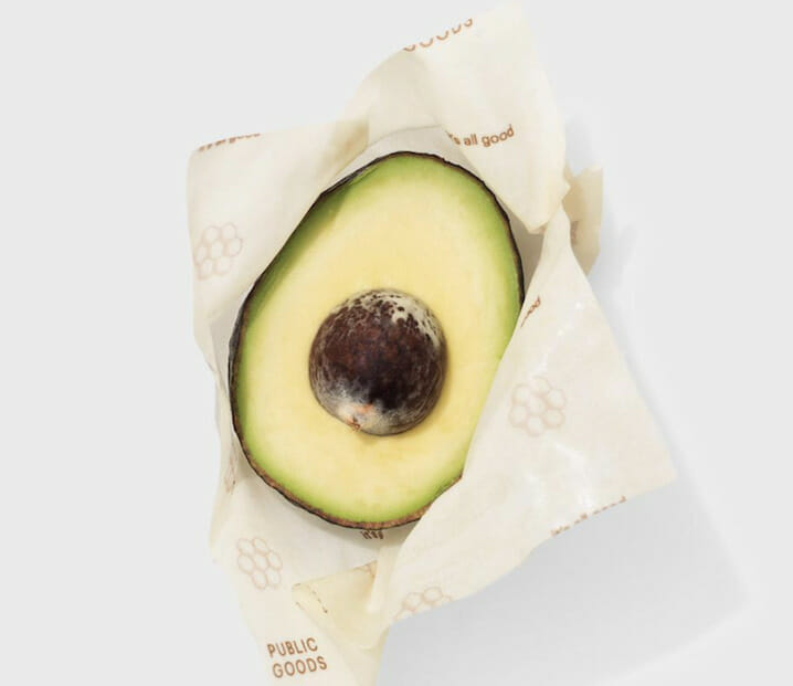 eco food wraps with avocado