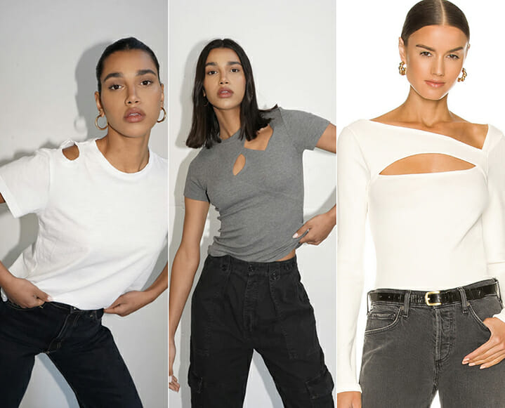 Cut-Out Tops for Spring Summer