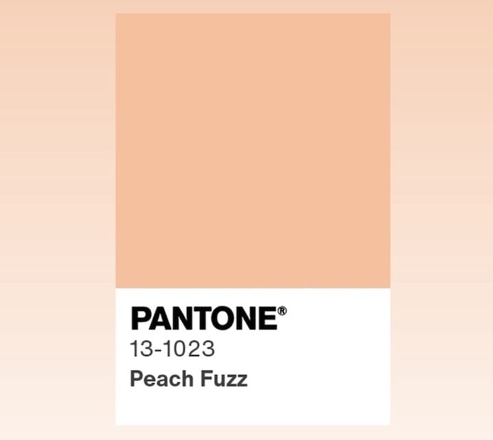 peach fuzz color pantone